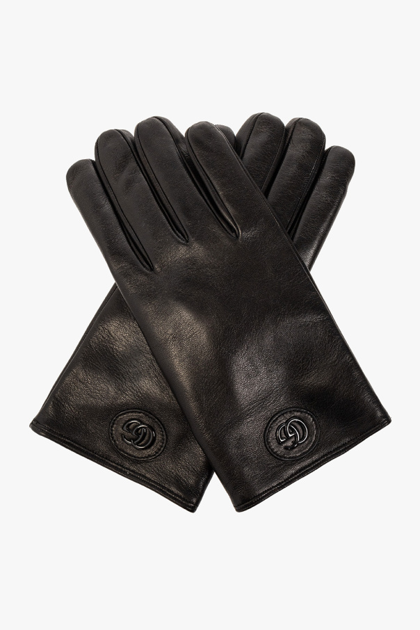 Gucci Leather gloves Men's Accessories Vitkac